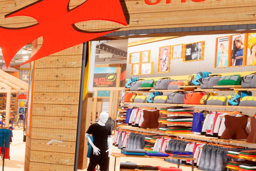 Recorrido de renders 360° Cristóbal Colón Shoping DOT