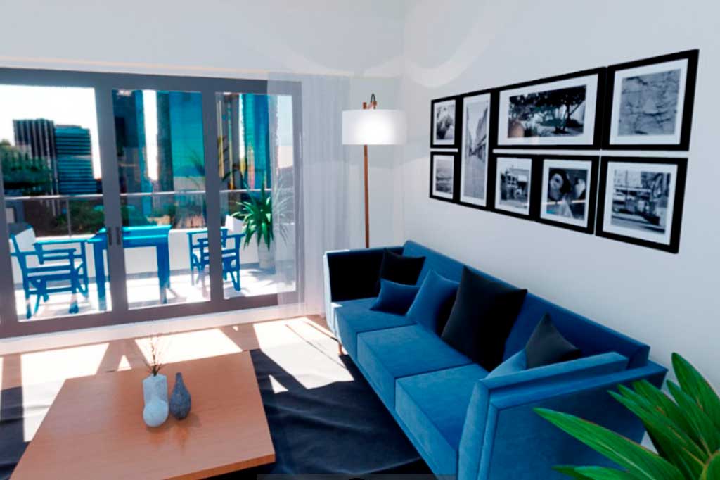 Recorrido de Renders - Departamento en proyecto 5 Recorrido virtual 360° de departamento en proyecto