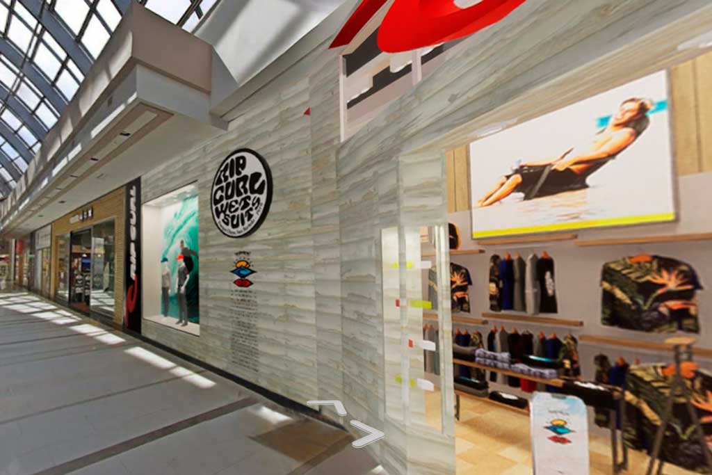 Recorrido de Renders - Rip Curl Alto Palermo 11 Recorrido de renders 360° Ripcurl Alto Palermo