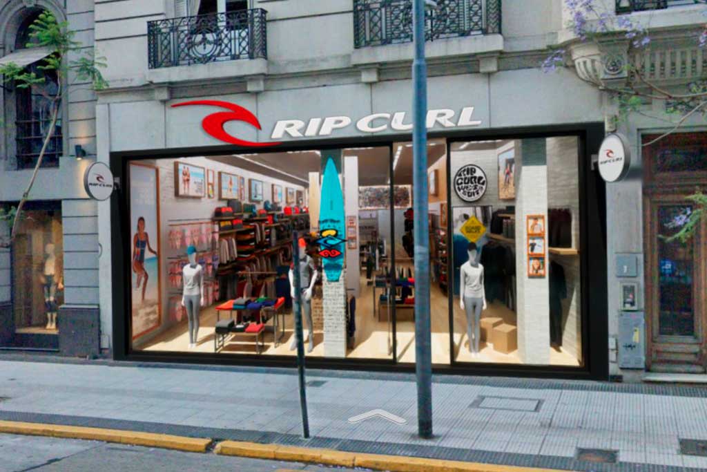 Recorrido de Renders - Rip Curl Av. Santa Fe 17 Recorrido 360° Ripcurl Avenida Santa Fe