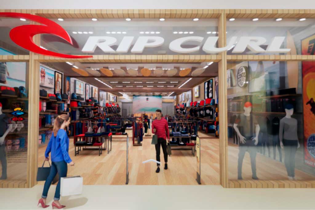 Recorrido de Renders - Rip Curl Unicenter 9 Recorrido 360° Ripcurl Unicenter