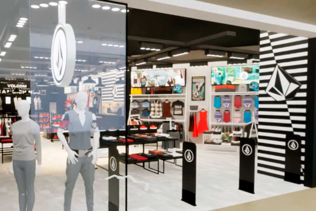 Recorrido de Renders - Volcom Unicenter 3 Recorrido 360° Volcom Unicenter
